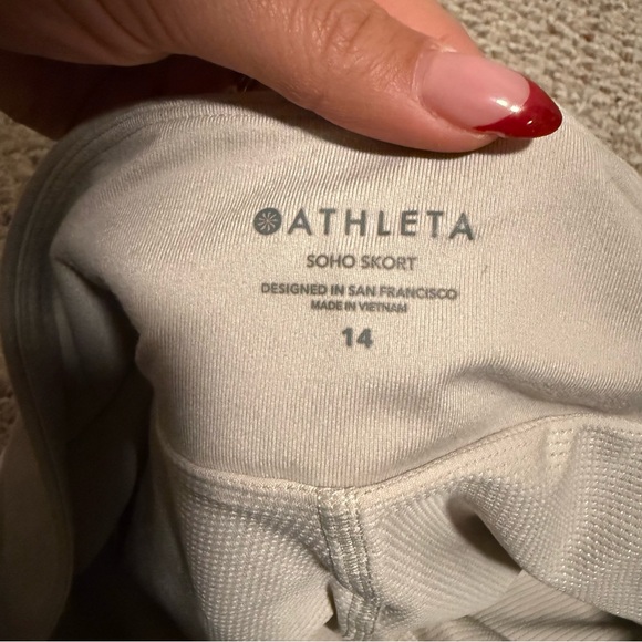 Athleta Soho Skort in Abalone Grey- Size 14 - Picture 7 of 8